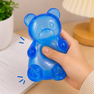 Gummy Bear Squishy – Glitter Sensory Squeeze Toy Display - Rise and Redemption