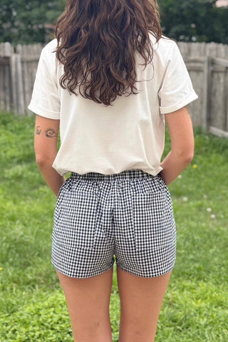 Hadlee Gingham Shorts - Rise and Redemption