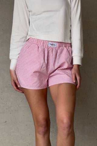 Hadlee Gingham Shorts - Rise and Redemption