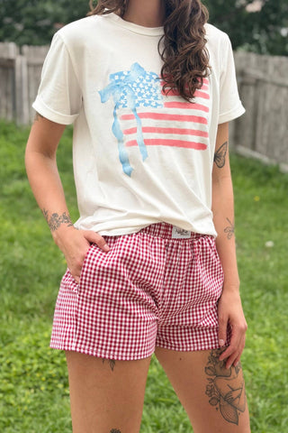 Hadlee Gingham Shorts - Rise and Redemption