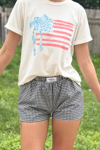 Hadlee Gingham Shorts - Rise and Redemption