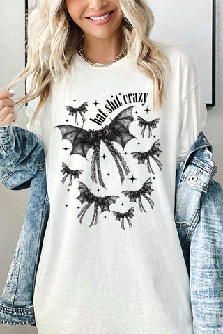 Halloween Bat shit crazy Graphic Heavyweight Tee - Rise and Redemption