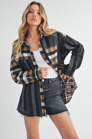Harlow Plaid Flannel Shirt - Rise and Redemption