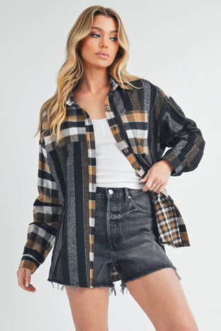 Harlow Plaid Flannel Shirt - Rise and Redemption