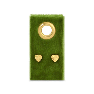Heart Burst Studs on Velvet Gift Tag - Rise and Redemption
