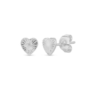 Heart Burst Studs on Velvet Gift Tag - Rise and Redemption