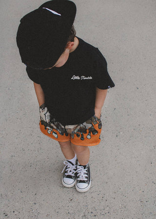 Heater Flame Shorts Camo - Rise and Redemption