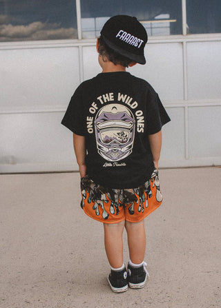 Heater Flame Shorts Camo - Rise and Redemption