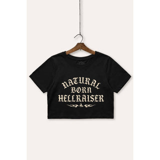 Hellraiser Graphic Boxy Crop Tee - Rise and Redemption
