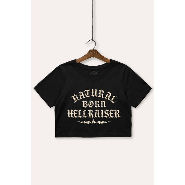 Hellraiser Graphic Boxy Crop Tee - Rise and Redemption