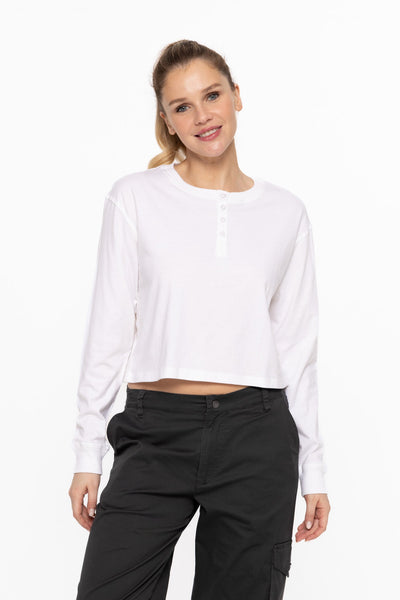 Henley Button Top - Rise and Redemption