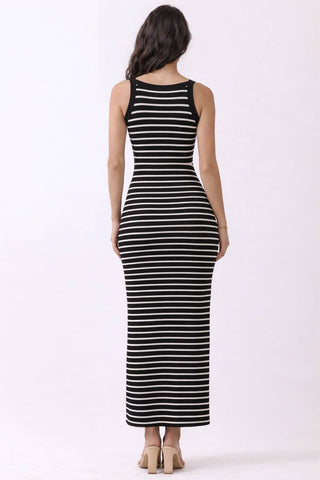 High Neck Ribbed Maxi - Rise and Redemption