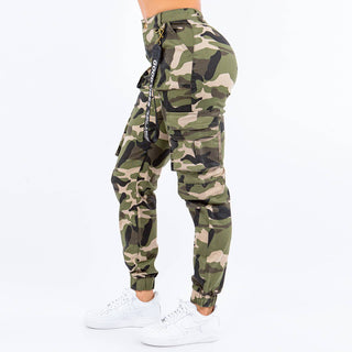 HIGH WAIST CARGO JOGGERS WITH POCKETS - Rise and Redemption