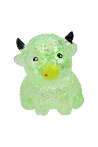 Highland Cow Glitter Maltose Putty Slime Filled Squishy Toy - Rise and Redemption
