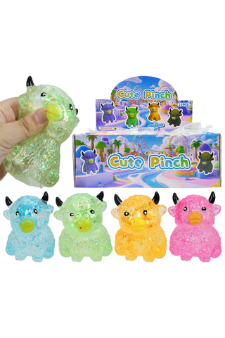 Highland Cow Glitter Maltose Putty Slime Filled Squishy Toy - Rise and Redemption