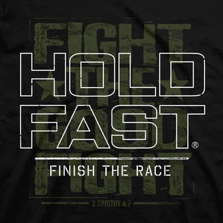 Hold Fast Mens T-Shirt Finish The Race - Rise and Redemption