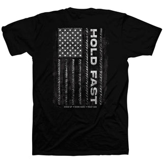 HOLD FAST Mens T-Shirt Rebar Flag - Rise and Redemption