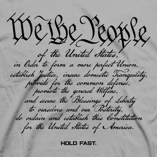 HOLD FAST Mens T-Shirt We The People - Rise and Redemption