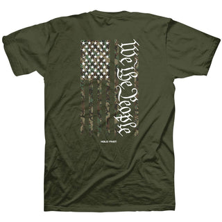 HOLD FAST Mens T-Shirt We The People Camo - Rise and Redemption