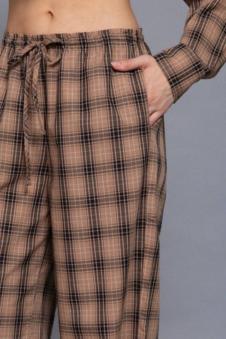 Holiday Plaid Woven Pants - Rise and Redemption