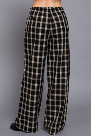 Holiday Plaid Woven Pants - Rise and Redemption
