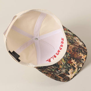 HONEY Lettering Embroidery Camo Two - Tone Cap - Rise and Redemption