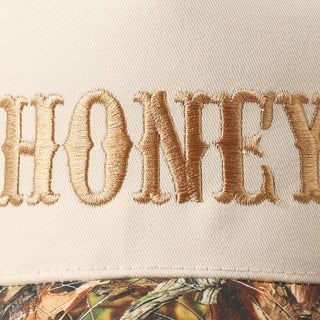 HONEY Lettering Embroidery Camo Two - Tone Cap - Rise and Redemption
