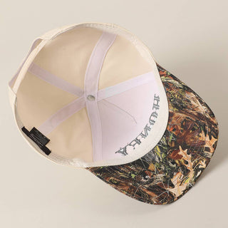 HONEY Lettering Embroidery Camo Two - Tone Cap - Rise and Redemption
