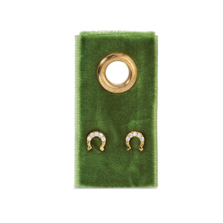 Horseshoe Studs On Velvet Gift Tag - Rise and Redemption