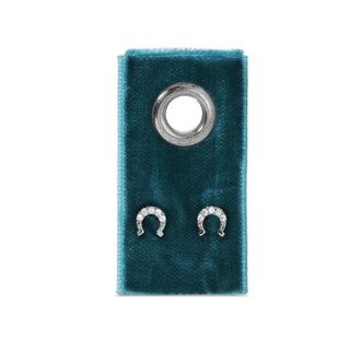 Horseshoe Studs On Velvet Gift Tag - Rise and Redemption