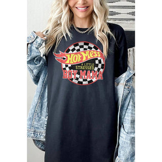 Hot Mess Boy Mama Graphic Heavyweight T Shirts - Rise and Redemption