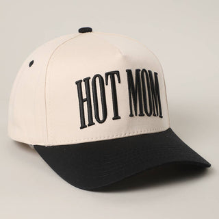 HOT MOM 3D Letter Embroidered Trucker Hat - Rise and Redemption