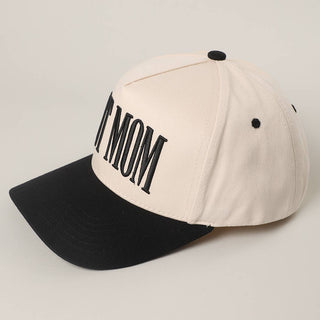 HOT MOM 3D Letter Embroidered Trucker Hat - Rise and Redemption