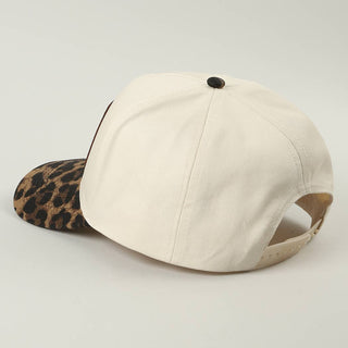 Howdy Darlin' Embroidered Leopard Brim Trucker Hat - Rise and Redemption