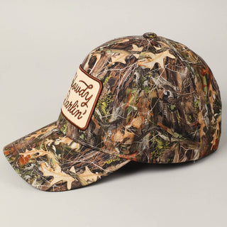 Howdy Darlin' Embroidery Patch Camo Trucker Hat - Rise and Redemption