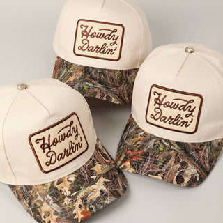 Howdy Darlin' Embroidery Patch Realtree Cap - Rise and Redemption