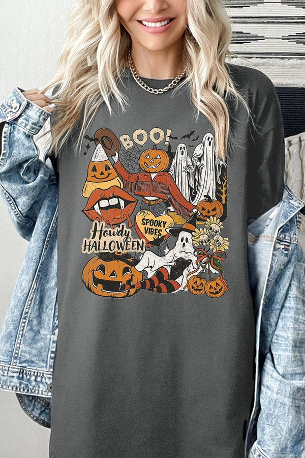 Howdy Halloween Graphic Heavy Cotton Tee - Rise and Redemption