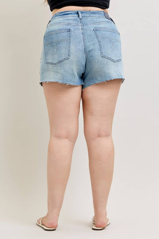 HW Rigid Magic Cut Off Short Raw Side Seams - PLUS - Rise and Redemption