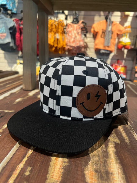 Checkered Kids Snap Backs