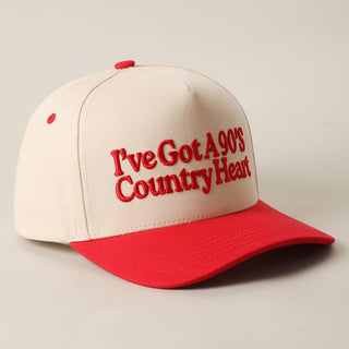 I've Got A 90's Country Heart 3D Embroidered Trucker Hat - Rise and Redemption