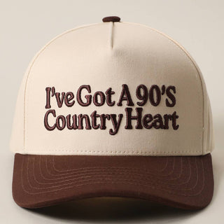 I've Got A 90's Country Heart 3D Embroidered Trucker Hat - Rise and Redemption