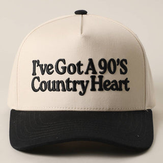 I've Got A 90's Country Heart 3D Embroidered Trucker Hat - Rise and Redemption