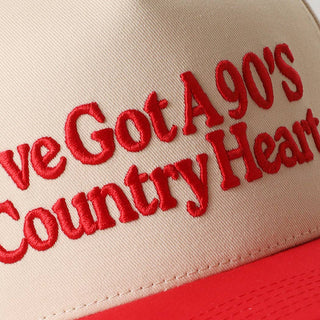 I've Got A 90's Country Heart 3D Embroidered Trucker Hat - Rise and Redemption