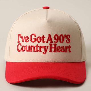 I've Got A 90's Country Heart 3D Embroidered Trucker Hat - Rise and Redemption