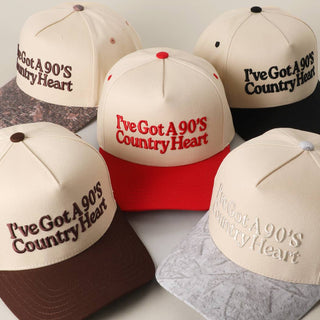 I've Got A 90's Country Heart 3D Embroidered Trucker Hat - Rise and Redemption