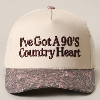 I've Got A 90's Country Heart 3D Embroidered Trucker Hat - Rise and Redemption