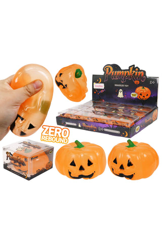 Jack-o-Lantern Pumpkin Zero Rebound Oil Jelly Filled Squishy - Rise and Redemption