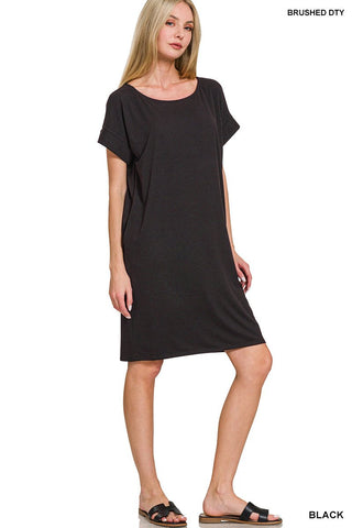 Jaxon Pocket T-Shirt dress - Rise and Redemption