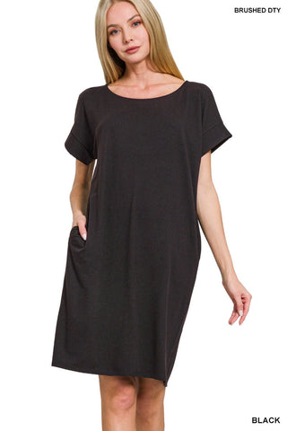 Jaxon Pocket T-Shirt dress - Rise and Redemption
