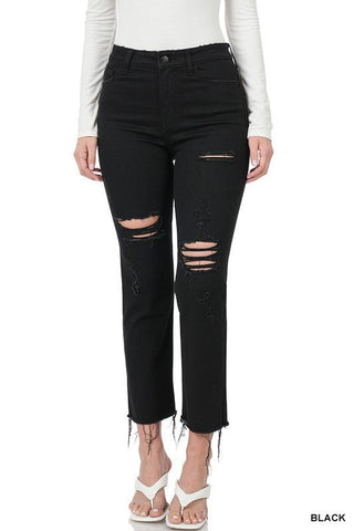 Jett Distressed Denim - Rise and Redemption